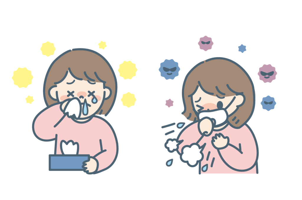 3月のほけんだより こどもの花粉症と喘息について