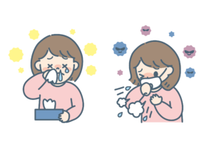 3月のほけんだより こどもの花粉症と喘息について